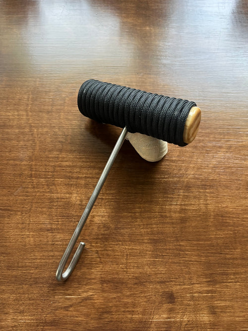 Black T-Handle Stainless Steel Dehooker